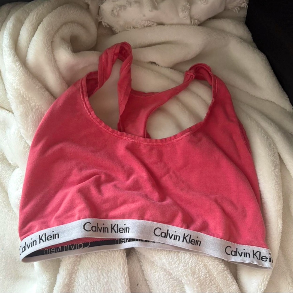 Calvin Klein Coral Sports Bra